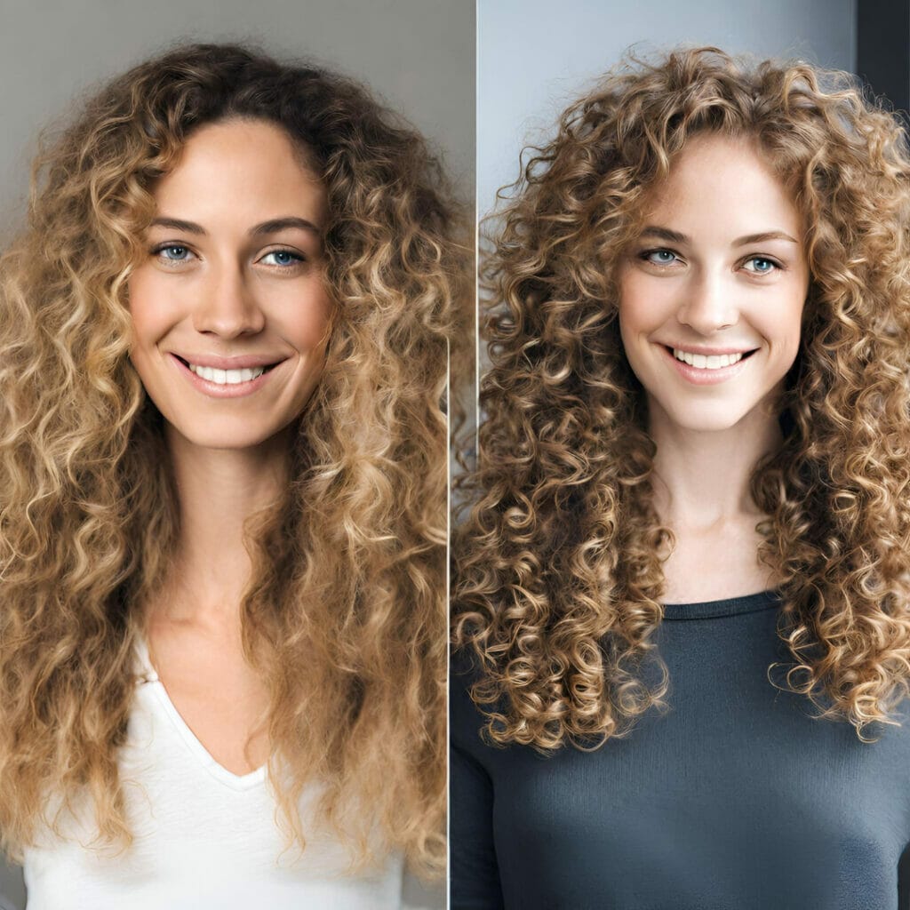 Curly Hair Transformation: Before and After