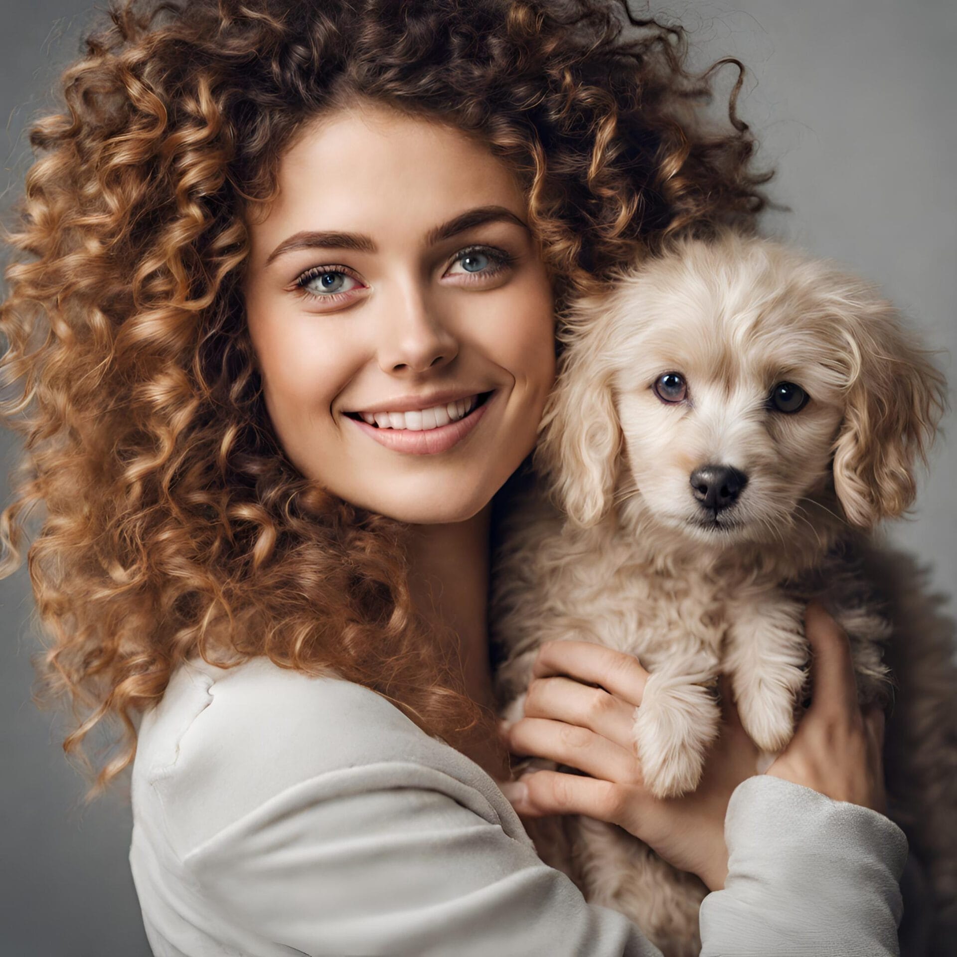 Does your Pet Like Your Curly Hair